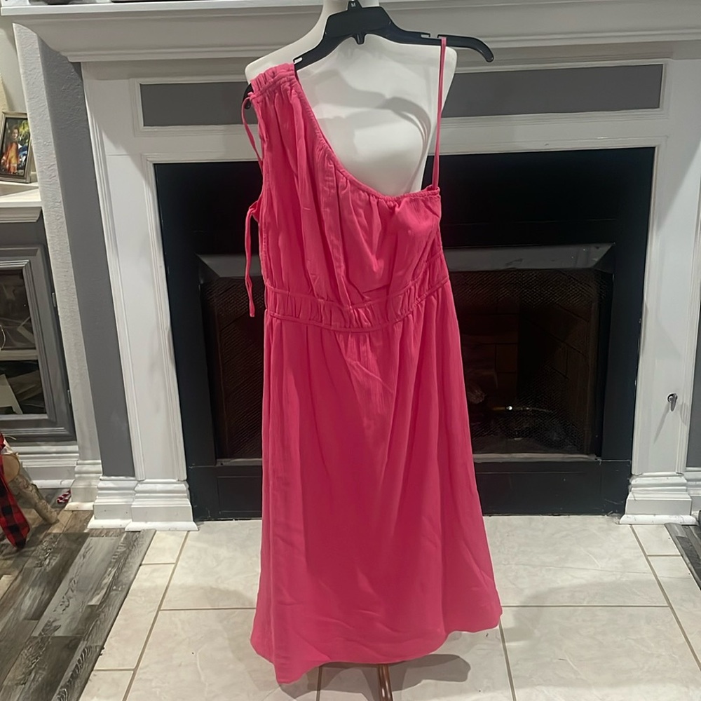 Pink one shoulder dress! - Picture 1 of 6